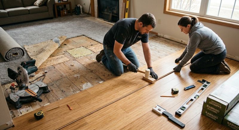Bamboo Flooring Installation in Pasco County, FL