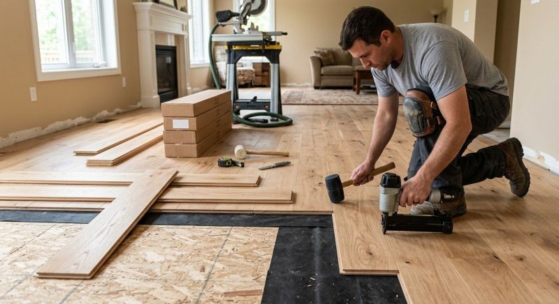 Hardwood Floor Installation in Odessa, FL