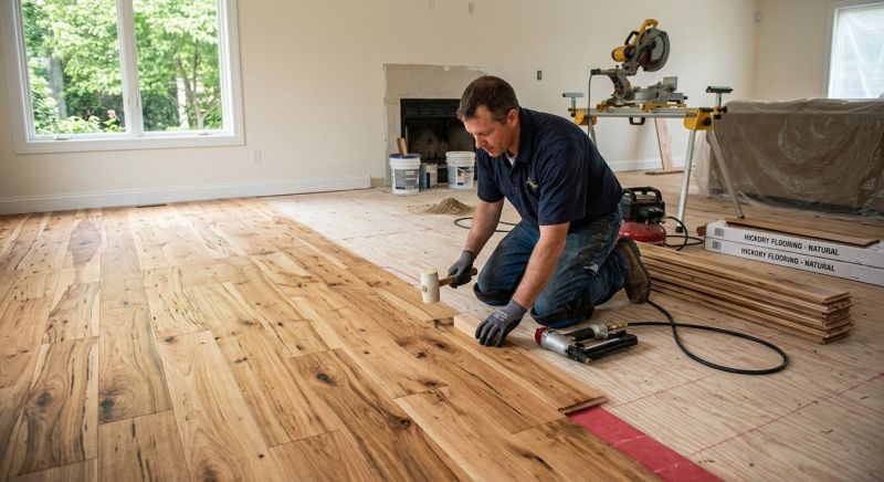 Hickory Floor Installation in Pasco County, FL