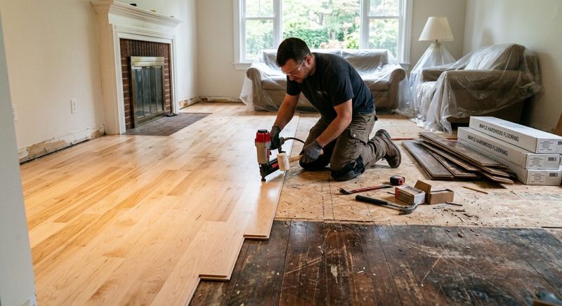 Maple Flooring Installation in Dunedin, FL
