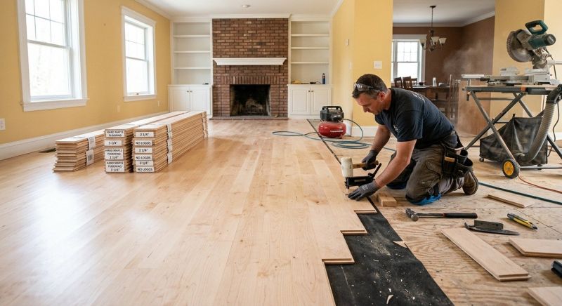 Maple Flooring Installation in Oldsmar, FL