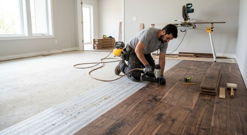 Walnut Flooring Installation in Pasco County, FL