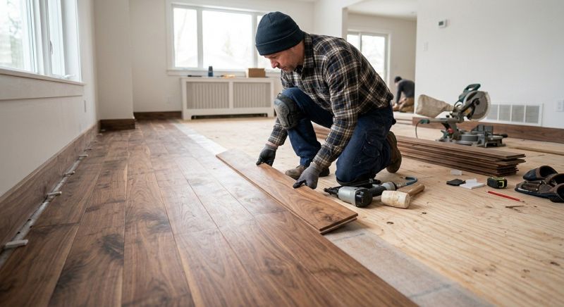 Walnut Flooring Installation in Pasco County, FL