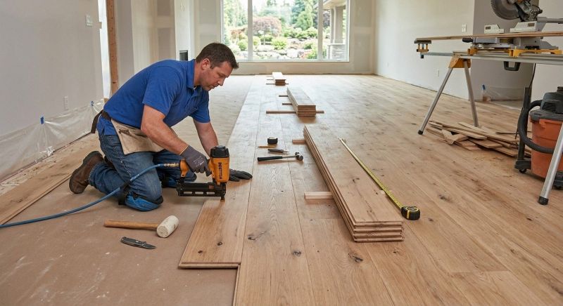 Wide Plank Floor Installation in Pasco County, FL