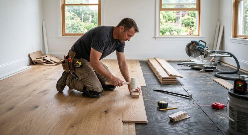 Wide Plank Floor Installation in Pasco County, FL