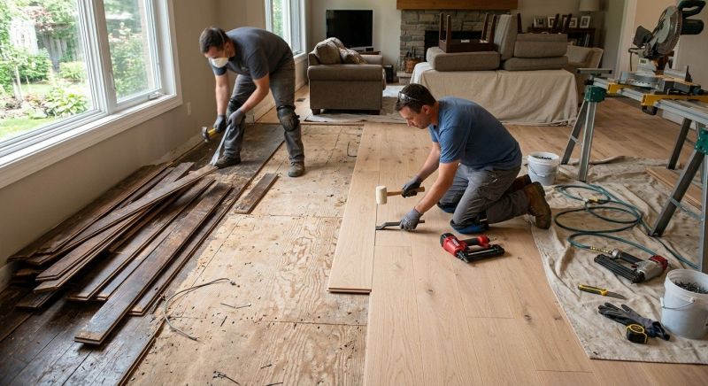 Wood Floor Replacement in Hudson, FL