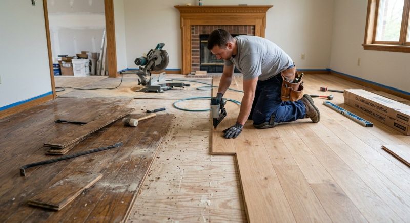Wood Floor Replacement in New Port Richey, FL
